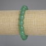 Jade Bracelet, Smooth Bead, Diameter 10 mm ±, Length 18 cm