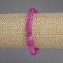 Tourmaline Cube Bead Bracelet, 7 mm beads, 18 cm length, elastic