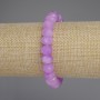 Bracelet Lavender Amethyst Faceted Rondelle, 10×7 mm, 18 cm Stretch