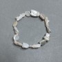 Baroque Pearl Bracelet 11-20×6-11 mm, length 18 cm, stretch