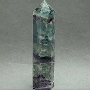 Natural fluorite souvenir pencil, 16x4 cm, ± weight 426 g