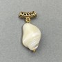 Кулон Перламутр 14-18х12-13мм+- (асорті розмір) з бейлом 14х+6мм+