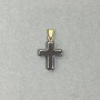 Hematite Cross Pendant 25x14mm+