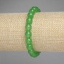 Chrysoprase Bracelet with Smooth Beads, 8 mm Diameter, 18 cm Length, Stretch
