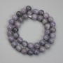 Iolite Beads - Round Ball, 10 mm Diameter, 38 cm Length ±