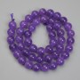 Amethyst Beads, Ball-shaped, 8mm