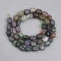 Jasper Beads Multicolor Faceted 7–11×5–7 mm, length 40 cm on thread
