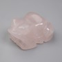 Rose Quartz Frog Statuette 55×30×40 mm+