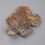 Souvenir Turtle Figurine Sand Jasper 55x42x18mm+