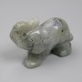 Souvenir Elephant Figurine with Labradorite 55×35×26 mm+