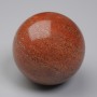 Souvenir sphere made from natural red jasper, 40 mm diameter
