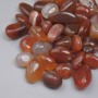 Natural Carnelian Faceted Chip Without Hole 12-28 x 10-14 mm +/- (per 100 g +/-)