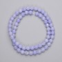 Agate Beads, Smooth 6mm on Thread