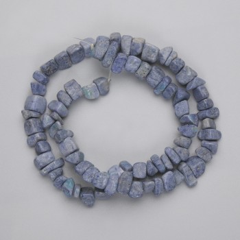 Crumb-sized Sponge Coral Beads, diameter 7-10 × 3.5 mm, length 40 cm on thread