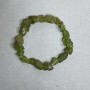 Chrysoprase Bracelet with Rough Stones, diameter 10-14×9-10 mm, length 18 cm, stretch