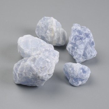 Aquamarine natural unpolished stone, dimensions 23-36 × 18-30 × 14-22 mm ± (assorted sizes) (Price per 100 g)