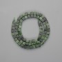 Zoisite cube beads, 4x4 mm, 39 cm length on thread