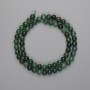 Emerald Beads, Smooth Round 6mm, Length 39 cm