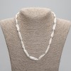 Necklace with natural baroque pearls, diameter 24–26×7 mm, length 45 cm ± 5 cm, extender chain