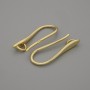 Gold-tone Ear Wires for Earrings 19×2.5 mm – Pair