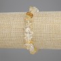Citrine Chip Bracelet, diameter 5-9×2-6 mm, length 18 cm +/- stretch