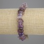 Amethyst Chip Bracelet, diameter 6-9-16×3-6 mm ±, length 18 cm +