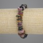 Tourmaline chip bracelet, diameter 7-13×2-7 mm ±, length 18 cm ±, stretch