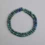 Azurite Beads - Smooth Round Balls, 4 mm Diameter, 38 cm Length