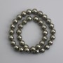 Pyrite Beads, Smooth Ball, 10 mm ±, 38 cm length +