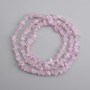 Kunzite chip beads, diameter 7-11×3-5 mm ±, length 80 cm +