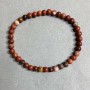 Red Jasper Bead Bracelet, 5 mm, 18 cm Stretch