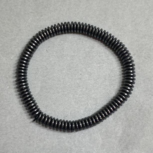 Hematite Rondelle Bracelet 6x1 mm, 18 cm stretch