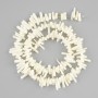 Coral chip-needle beads, diameter 8-19×2.5-3 mm ±, length 42 cm ± on thread