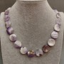 Amethyst Necklace, length 48 cm+