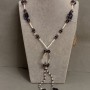 Necklace Assorted Stones and Beads, length 68 cm+