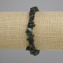 Jadeite chip bracelet, diameter 7-9×2-4 mm, length 18 cm ±, stretch