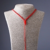Red neck cord 60 cm