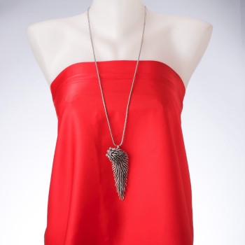 Hedgehog Pendant on a Long Steel Cord, 85 cm