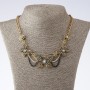 Butterflies Chain Necklace, length 45-50 cm, Gold Color