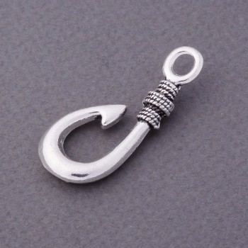 Silver Hook Findings 4.5×1.5 cm