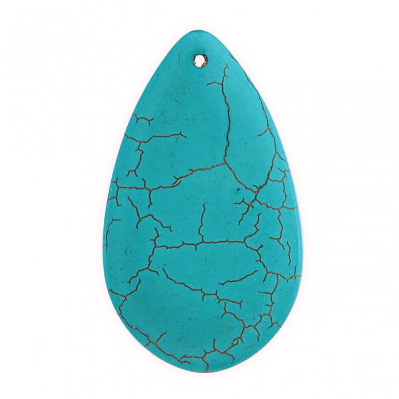 (4, 8/3cm) Pendant "Turquoise" (pressed)