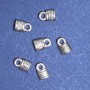 Lock Pendant Findings, length 10mm, hole diameter 1-3 mm, silver color, weight 20 g, ±17 pcs