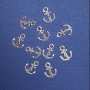 Anchor pendant finding, 17x13 mm, hole diameter 1.5 mm, 5 mm finish, 20 g + 5 pcs
