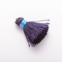 Craft blank for needlework: Mini Silk Brush with Ring 'Silk' L cm, diameter 5 mm, price per piece