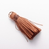 Crafting supply: Mini Silk Brush with Ring "Silk" L cm length, diameter 5 mm, price per piece
