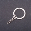 Price per pack /10 pcs. Keychain base, diameter 28mm, length 5cm