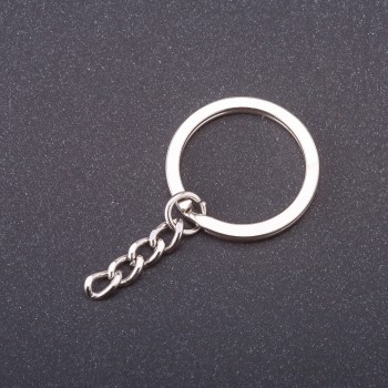 Price per pack /10 pcs. Keychain base, diameter 28mm, length 5cm