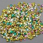 Colored rhinestones No. 16–20, diameter 3.8–4.5 mm, pack / 10 g (+/-)
