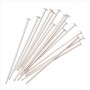 Pin findings, 40mm length, bead-cap type 'nail', light metal, 1 kg