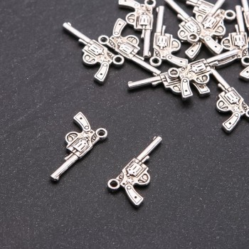 Nagan Pendant Findings, diameter 1.8 mm, length 24×12 mm, finish 20 g ± 16 pcs